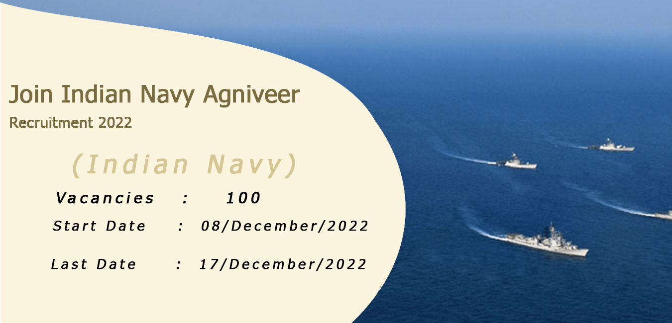 Join Indian Navy Agniveer Mr Batch Govtjobalerts