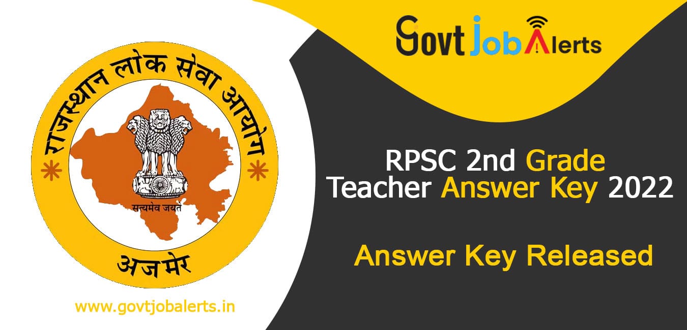 RPSC 2nd Grade Teacher Answer Key 2022