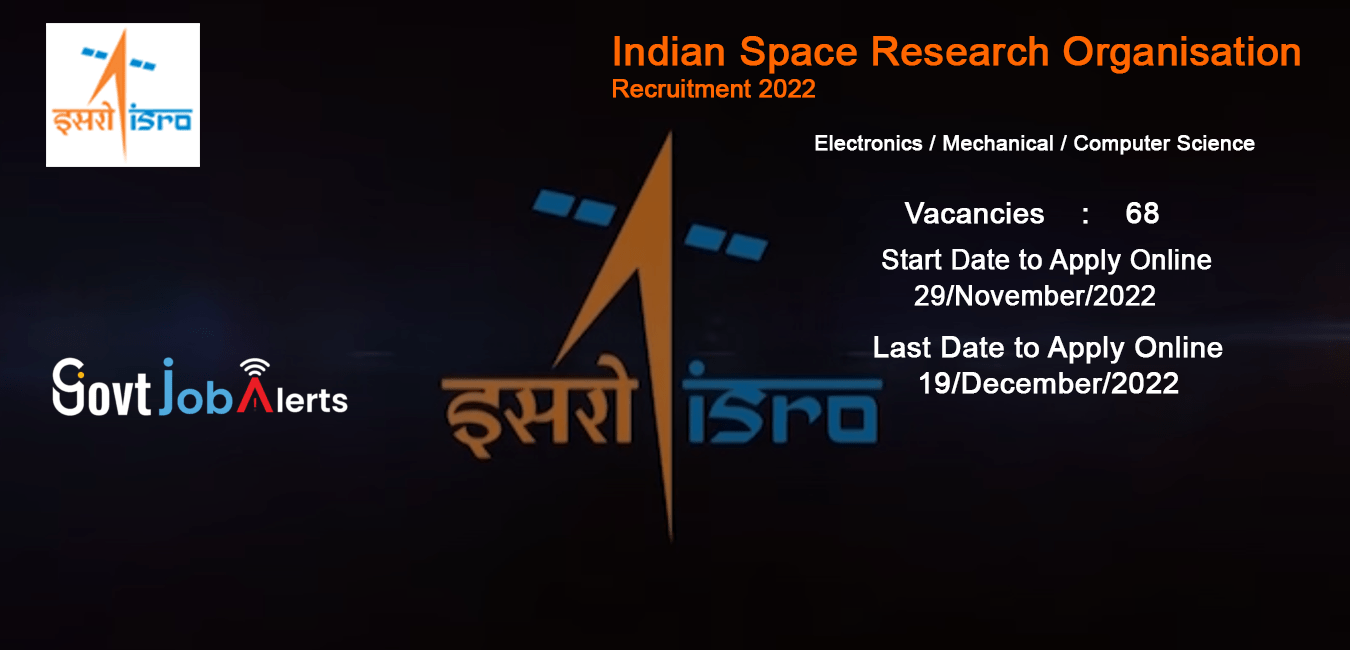 indian space research organisation isro recruitment 2022