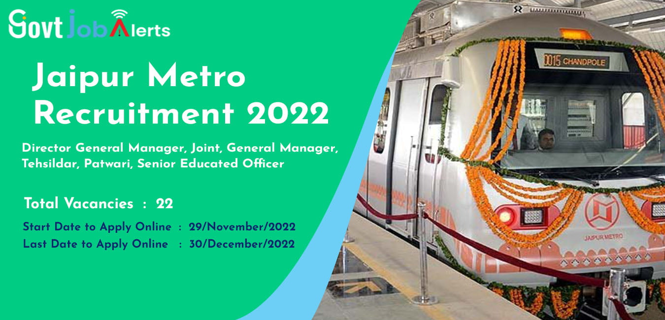 jaipur metro recruitment 2022