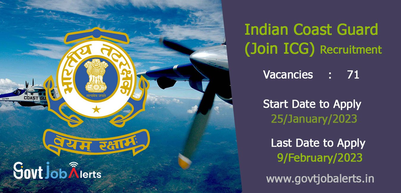 Indian Coast Guard Join ICG Recruitment 2023