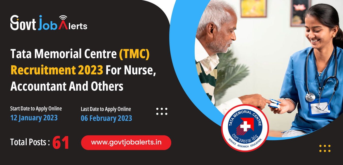 Tata Memorial Centre TMC Recruitment 2023