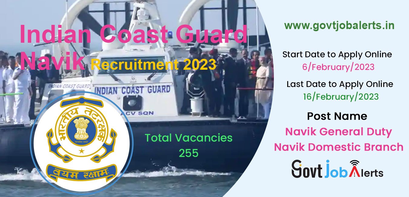 Indian Coast Guard Navik Recruitment 2023