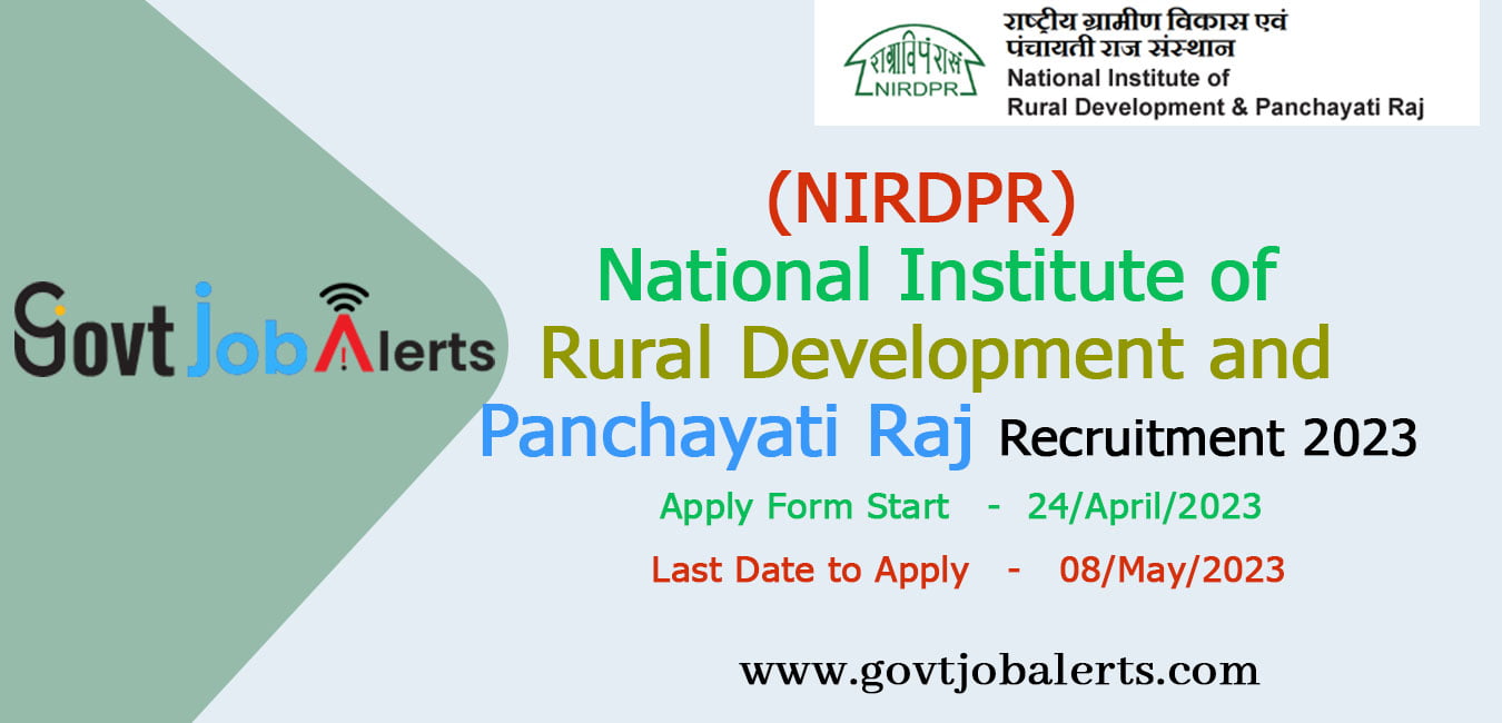 NIRDPR Careers