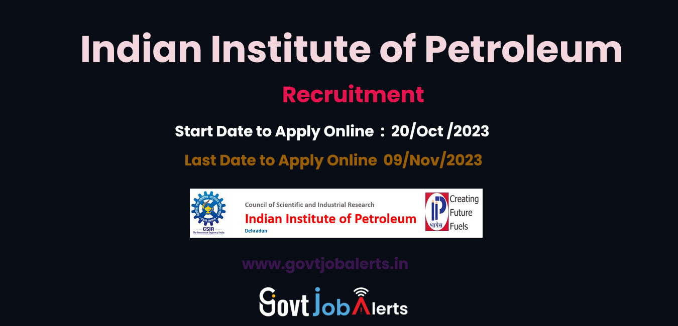 Indian Institute of Petroleum Recruitment