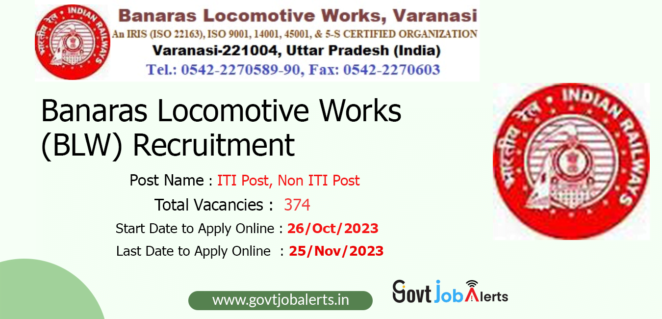 Banaras Locomotive Works (BLW) Recruitment